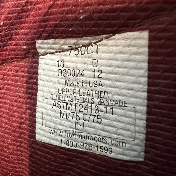 Hoffman boots 750 Composite Toe Ground Force - Picture 5 of 5